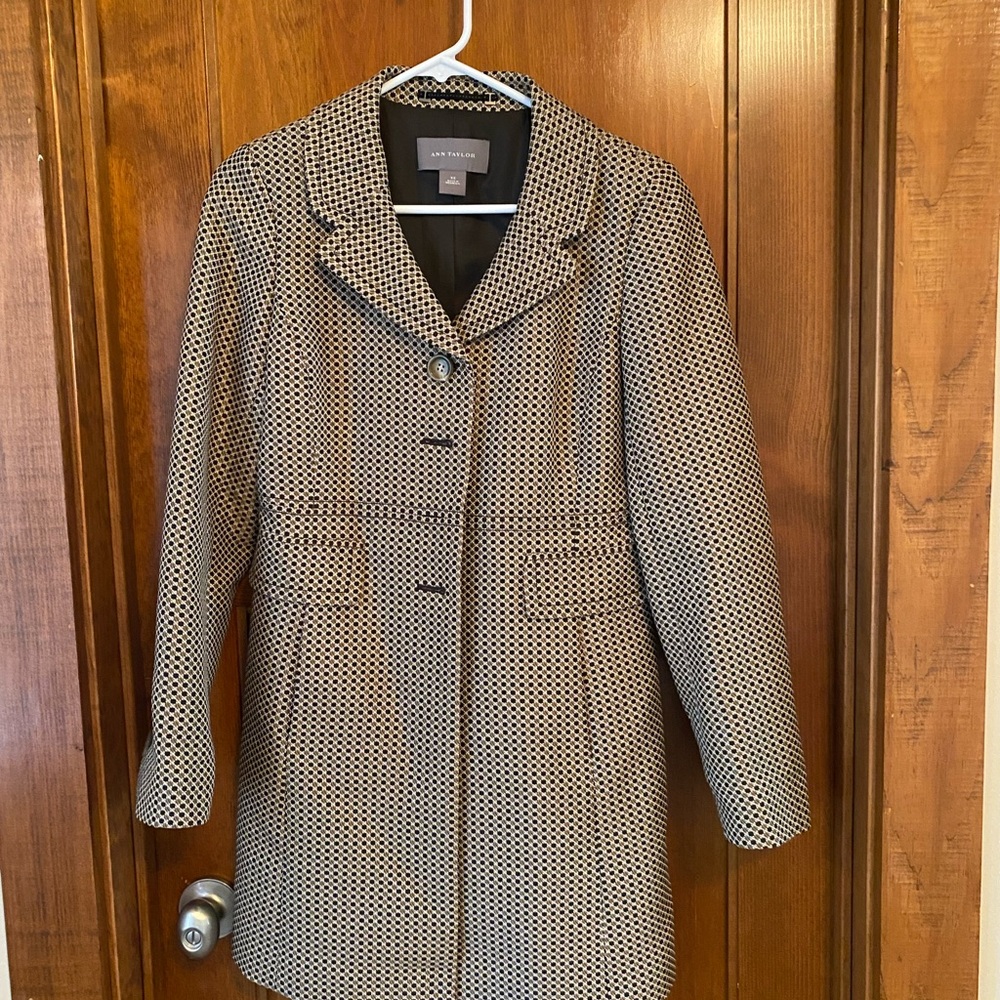 Ann Taylor Women's Brown Trench Coat